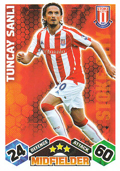 Tuncay Sanli Stoke City 2009/10 Topps Match Attax #267